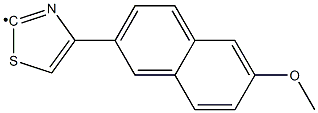 [4-(6-Methoxy-naphthalen-2-yl)-thiazol-2-yl]- Struktur
