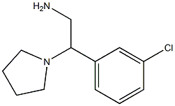 1-[2-Amino-1-(3-chloro-phenyl)-ethyl]-pyrrolidine-|