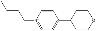 1-Butyl-4-(tetrahydro-pyran-4-yl)-pyridinium Struktur
