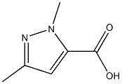 2,5-Dimethyl-2H-pyrazole-3-carboxylic acid,,结构式