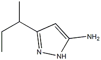 3-sec-Butyl-1H-pyrazol-5-amine Struktur