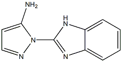5-Amino-1-(1H-benzoimidazol-2-yl)-1H-pyrazole- 结构式