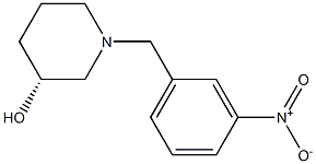 (3R)-1-(3-nitrobenzyl)piperidin-3-ol Structure