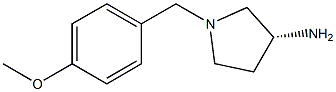 (3R)-1-(4-methoxybenzyl)pyrrolidin-3-amine Structure