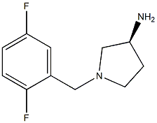 (3S)-1-(2,5-difluorobenzyl)pyrrolidin-3-amine