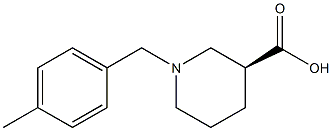 (3S)-1-(4-methylbenzyl)piperidine-3-carboxylic acid|