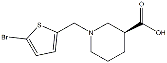 (3S)-1-[(5-bromothiophen-2-yl)methyl]piperidine-3-carboxylic acid