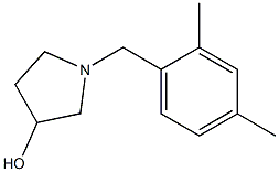 1-(2,4-dimethylbenzyl)pyrrolidin-3-ol 化学構造式