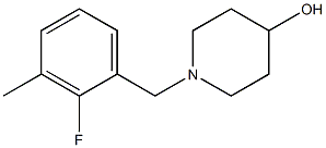 1-(2-fluoro-3-methylbenzyl)piperidin-4-ol Struktur