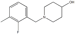 1-(2-fluoro-3-methylbenzyl)piperidin-4-ol 结构式