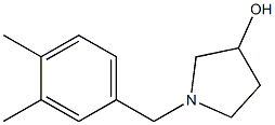 1-(3,4-dimethylbenzyl)pyrrolidin-3-ol,,结构式