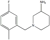  1-(5-fluoro-2-methylbenzyl)piperidin-3-amine