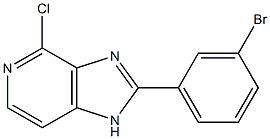 2-(3-bromophenyl)-4-chloro-1H-imidazo[4,5-c]pyridine Structure