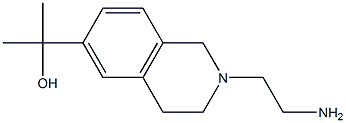 2-[2-(2-aminoethyl)-1,2,3,4-tetrahydroisoquinolin-6-yl]propan-2-ol Structure