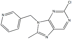 2-chloro-8-methyl-9-(pyridin-3-ylmethyl)-9H-purine|