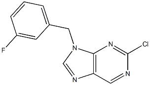 2-chloro-9-(3-fluorobenzyl)-9H-purine