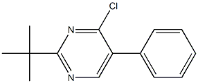 2-tert-butyl-4-chloro-5-phenylpyrimidine Structure