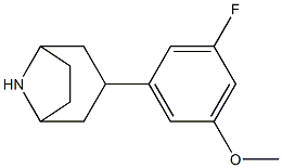  3-(3-fluoro-5-methoxyphenyl)-8-azabicyclo[3.2.1]octane