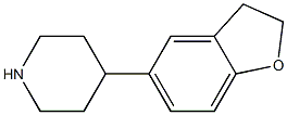 4-(2,3-dihydro-1-benzofuran-5-yl)piperidine Structure