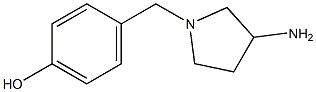 4-[(3-aminopyrrolidin-1-yl)methyl]phenol