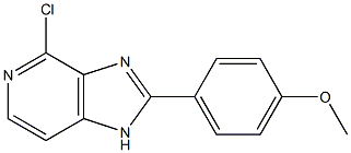 4-chloro-2-(4-methoxyphenyl)-1H-imidazo[4,5-c]pyridine Structure