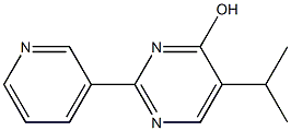 5-(1-methylethyl)-2-pyridin-3-ylpyrimidin-4-ol,,结构式