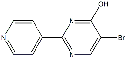 5-bromo-2-pyridin-4-ylpyrimidin-4-ol,,结构式