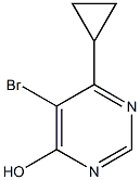 5-bromo-6-cyclopropylpyrimidin-4-ol Structure