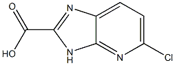 5-chloro-3H-imidazo[4,5-b]pyridine-2-carboxylic acid 结构式