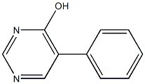 5-phenylpyrimidin-4-ol 化学構造式