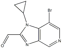 7-bromo-1-cyclopropyl-1H-imidazo[4,5-c]pyridine-2-carbaldehyde|