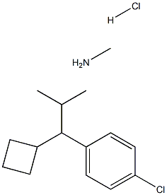 1-(4-Chlorophenyl)--(2-Methyl
propyl) Cyclobutane Methanamine Hydrochloride 结构式