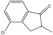 4-chloro 2-methyl indanone Struktur