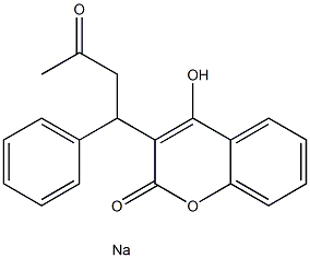 WARFARIN SODIUM CRYSTALLINE
CLATH/ANHY,,结构式