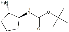 (1S,2S)-Boc-1,2-diaminocyclopentane Struktur