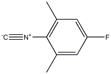 5-FLUORO-2-ISOCYANO-1,3-DIMETHYL-BENZENE 化学構造式