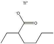 THALLIUM(I) 2-ETHYLHEXANOATE, SUPERCONDUCTOR GRADE: (56-59% TI) 结构式