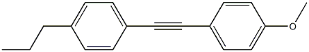 1-(4-METHOXYPHENYL)-2-(4-N-PROPYLPHENYL)ACETYLENE: 99.5% Struktur