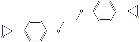 对甲氧苯基环氧乙烷, , 结构式