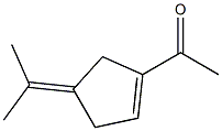 1-Acetyl-4-isopropylidene-cyclopentene Struktur