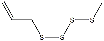 烯丙基甲基四硫醚, , 结构式