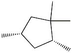 1,1,cis-2,cis-4-tetramethylcyclopentane Struktur