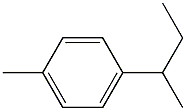 1-methyl-4-sec-butylbenzene Structure