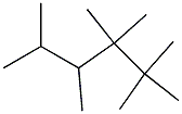 2,2,3,3,4,5-ヘキサメチルヘキサン 化学構造式