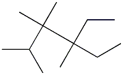 2,3,3,4-tetramethyl-4-ethylhexane Structure