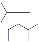 2,3,3,5-tetramethyl-4-ethylhexane Structure