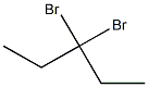 3,3-dibromopentane Structure