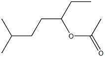 6-methyl-3-heptyl acetate 化学構造式