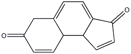 CYCLOPENTA[A]NAPHTHALENE-3,7-DIONE Structure