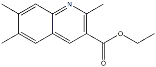 ETHYL 2,6,7-TRIMETHYL-3-QUINOLINECARBOXYLATE